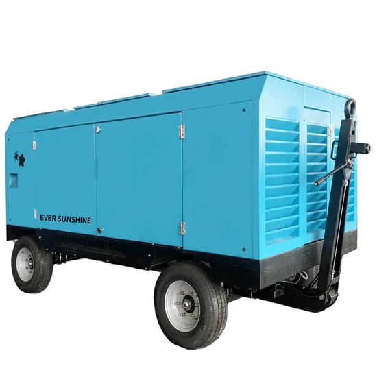 Electric Motor Mobile Screw Compressor Electric Motor-Driven One-Stage Portable Screw Air Compressor